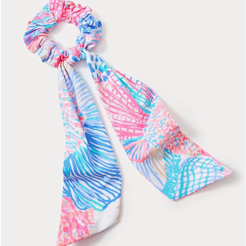 NWT Lilly Pulitzer Scrunchie Ribbon - Roar of the Seas